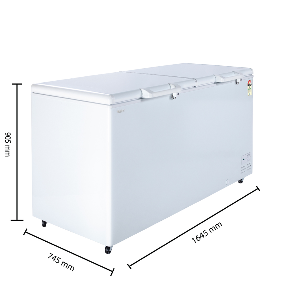 Haier Deep Freezer 788L, Hard Top Convertible Double Door (White)